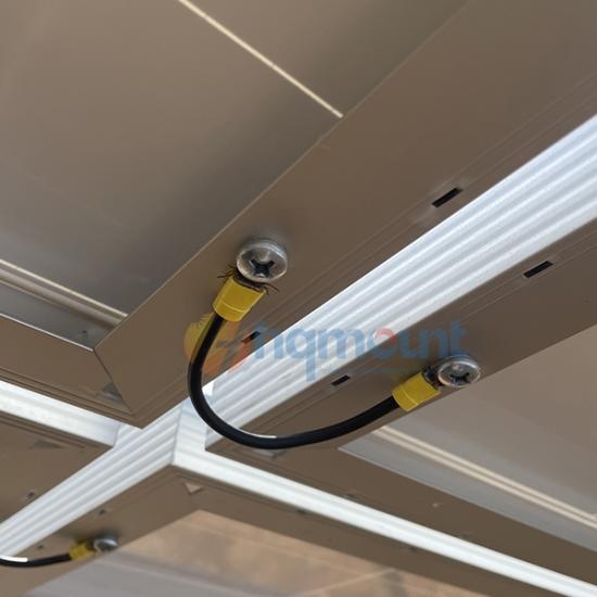 Grounding lug solar panel earthing solution