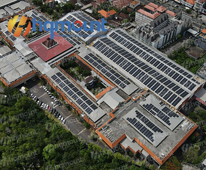 ソーラーメタルデッキ屋上プロジェクト-バリ島で最大の1.5MW